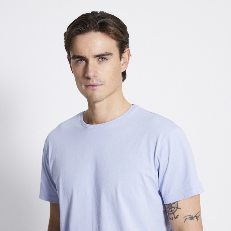 Basic tee "Marlon" Light blue